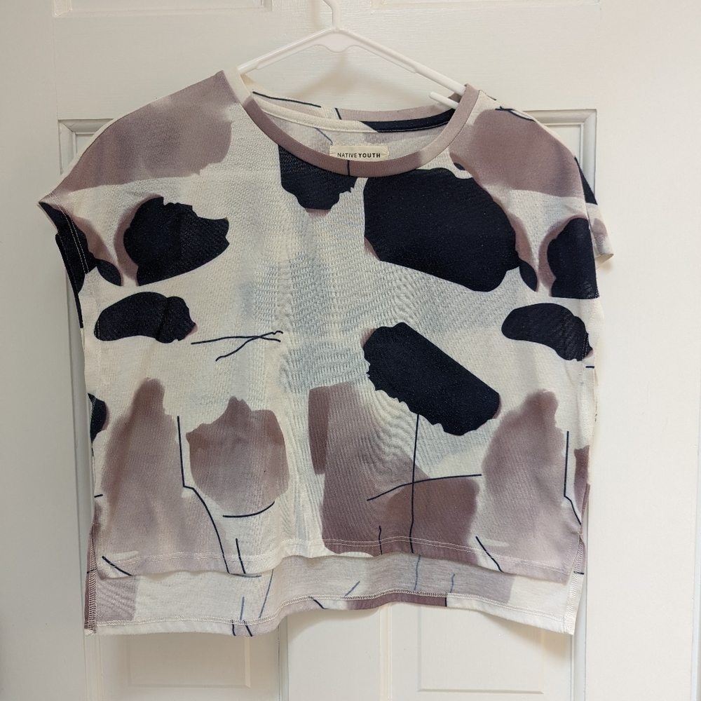 Native Youth crop tee